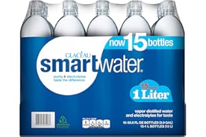 Glaceau SmartWater Water (1 L bottles, 15 Pack)