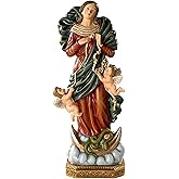 Avalon Gallery Catholic Saints Figurine - Toscana Collection Religious Statue, 8" H, Mary Untier of Knots