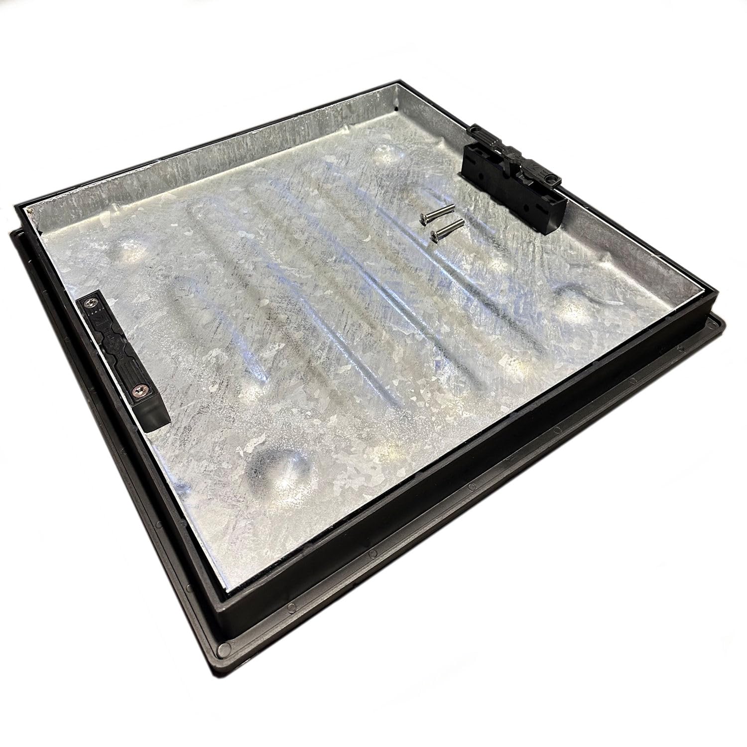 Clark Drain CD 450SR/46SL 450mm X 450mm X 46mm Deep Recessed Square to Round Manhole Cover (Overall Size Including Frame is 580mm x 580mm x 54mm) DELIVERIES TO MAINLAND UK ONLY