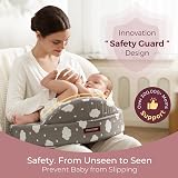 momcozy Memory Foam Nursing Pillow Clouds High-Rebound Support view 2