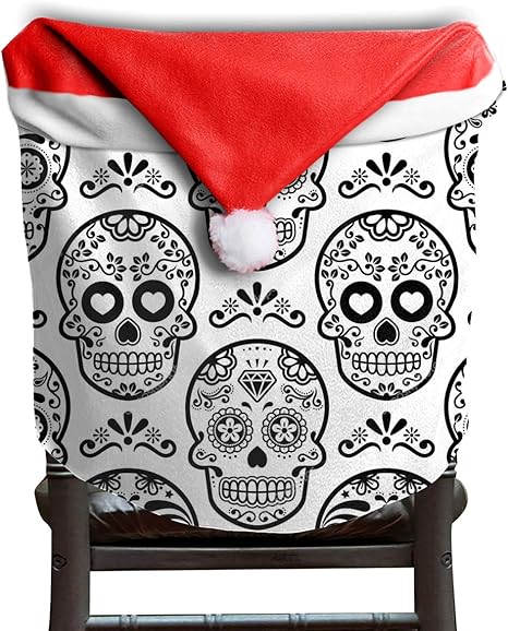 Amazon Co Jp Tangchaofeng Depositphotos ストックイラスト メキシカン シュガースカル ベクター シームレスチェア バックシートカバー クリスマスシートカバー ホーム キッチン