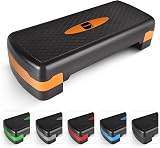 KAYMAN Fitness Steps – Adjustable 10/15 cm, Home Gym, Aerobics, Cardio