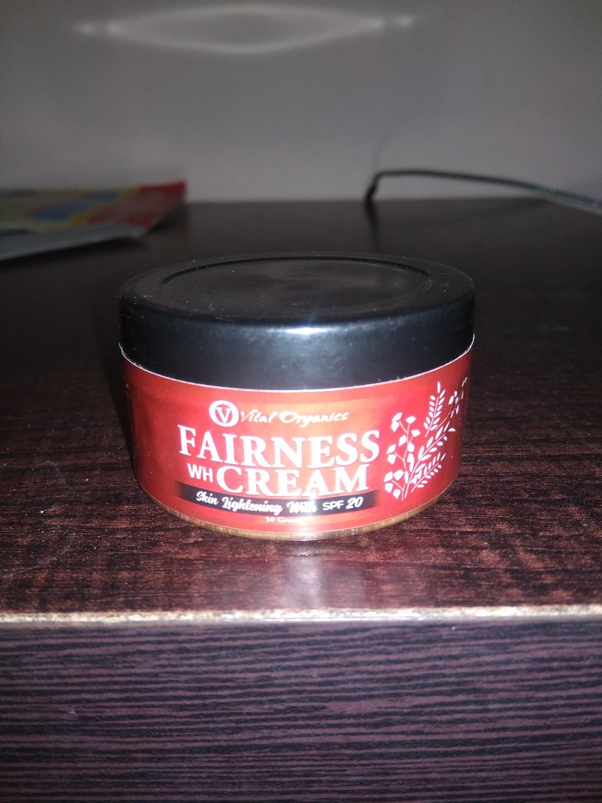 vital organic fairness cream