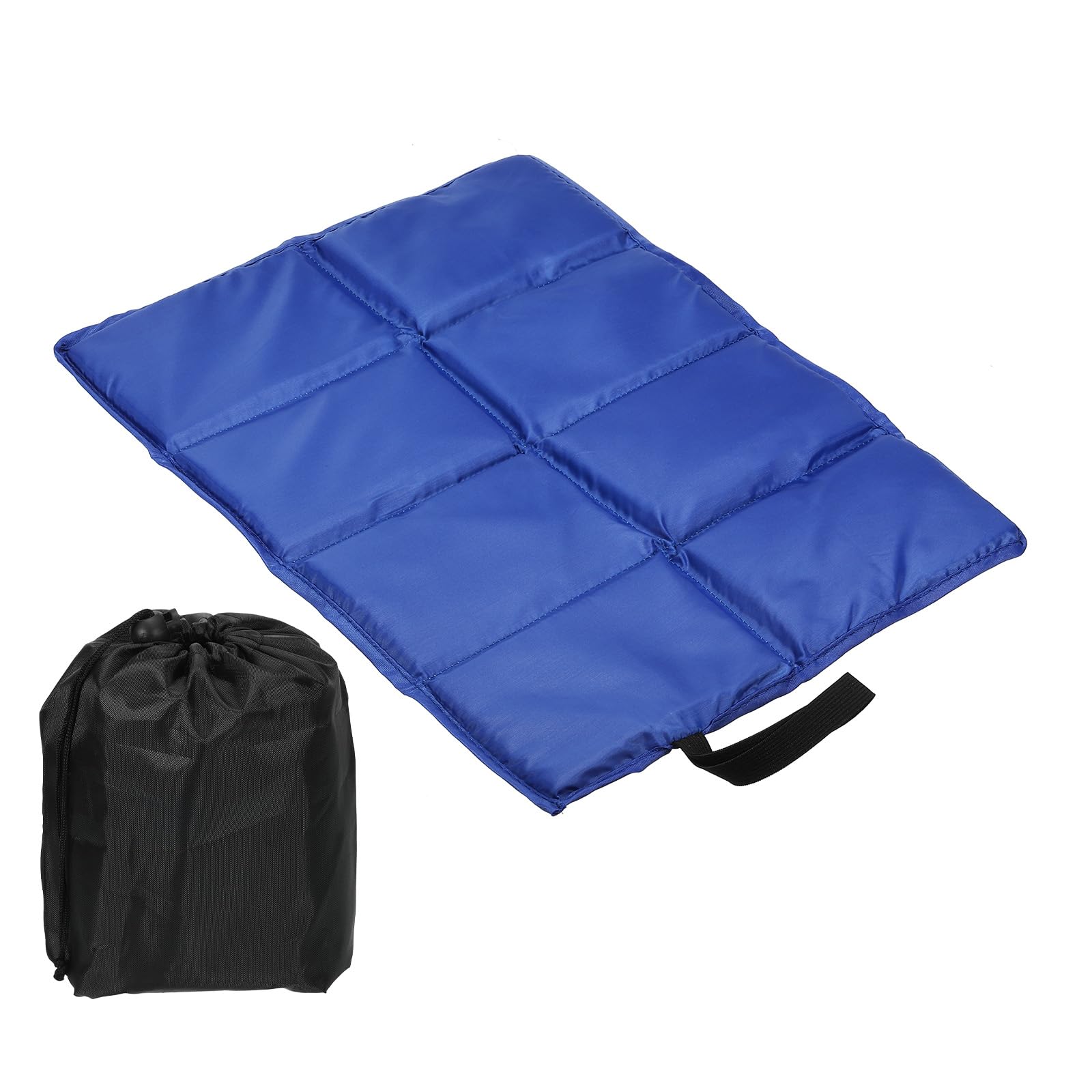 PATIKIL 15.7"x11.6"x0.4" Foldable Hiking Seat Pad, Cushion Sitting Pads Foam Mat Ultralight Waterproof for Outdoor Camping Picnic Stadium, Blue
