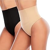 Werena Tummy Control Thong Shapewear for Women Seamless Shaping Thong Panties Body Shaper Underwear