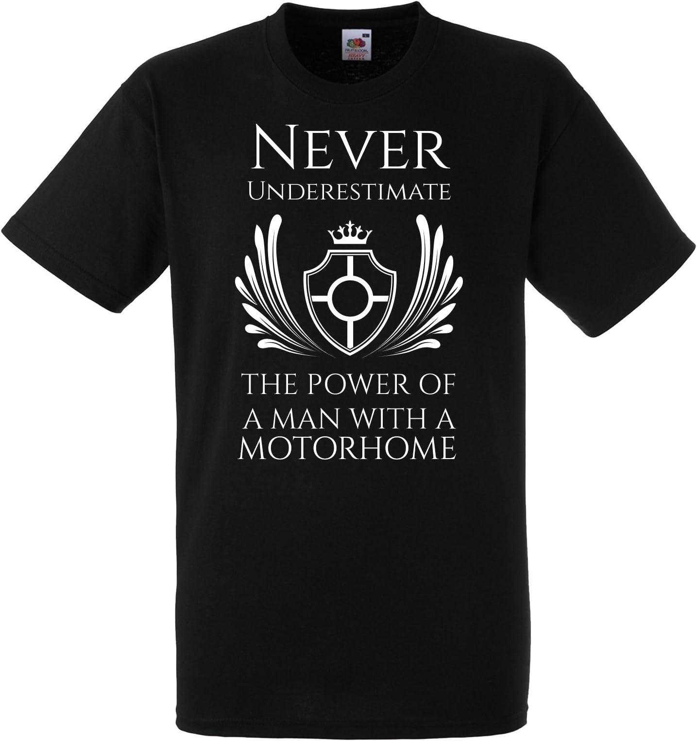 Never Underestimate The Power of A Man with A Motorhome Shirt