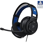 Turtle Beach Atlas 200 Wired Gaming Headset Officially Licensed for PlayStation, PS5, PS4-50mm Nanoclear Drivers, Flip-to-Mute Mic, Memory Foam Cushions, Floating Headband - Black