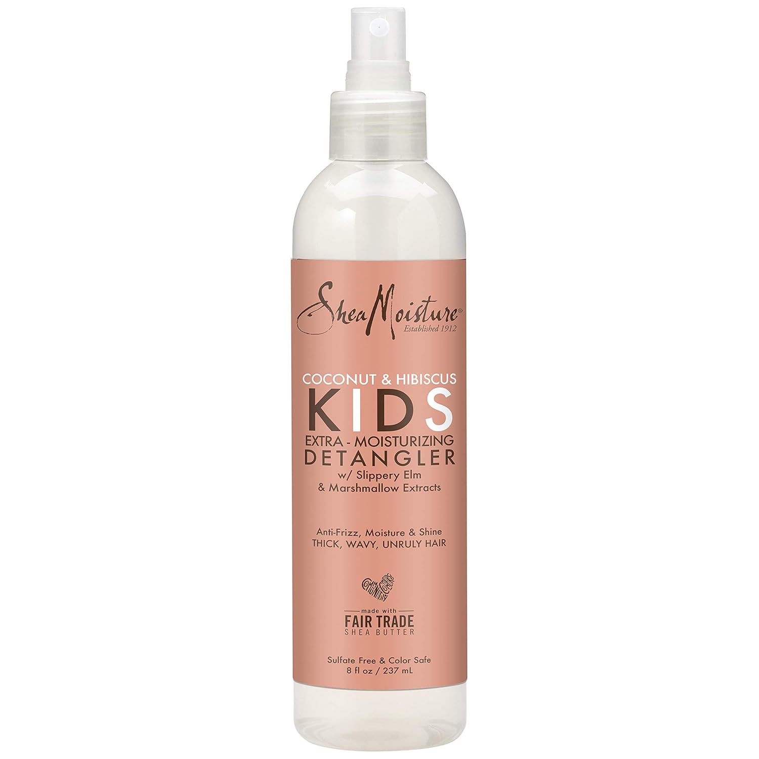 SheaMoisture Kids Coconut & Hibiscus Extra-Moisturizer Detangler, 8 Fl Oz: Beauty
