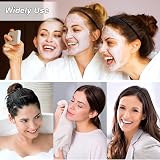 Hanyousheng 6 Pack Plastic Hair Headbands 0.8cm Skinny Non Slip Black view 7