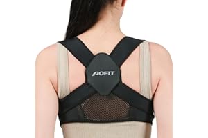 AOFIT Posture Corrector for Women and Men, Breathable Back Brace, Upper Posture Corrector for Back, Shoulder and Spine Pain Relief Hunchback SIZE M