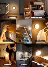 Homelist Puck Lights with Remote 6 Pack LED Rechargeable Motion Sensor view 3