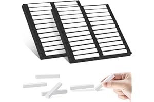 Watersay 48 Pcs Soft Chalk Pastels Set Soft Pastel for Artists Square Sketch Chalk Non-toxic Artist Pastel Sticks for Professional Artists Students and Art Lovers(White)