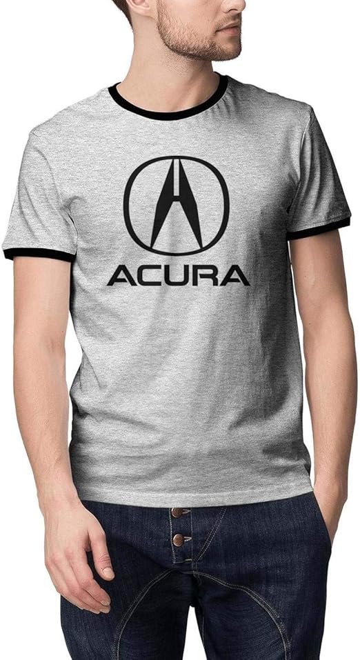 Vintage Acura Shirts : Amazon.com: Acura-symbol-logo- Round Neck T Shirt Mens Short Sleeve