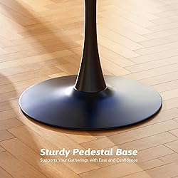 VONLUCE Round Dining Table, 36 Inch Tulip Table