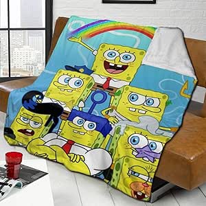 Xiaodong - Manta para cama de matrimonio (203 x 152 cm), diseño de Bob