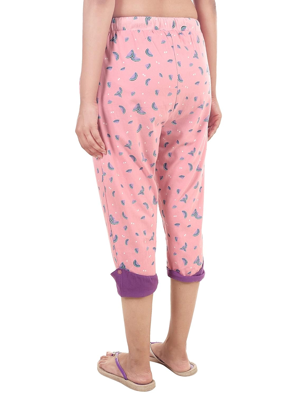 9teenagain women's hosiery night pyjama (lavender)