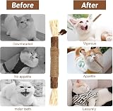 olyee Silvervine Cat Chew Sticks Kitten Toys Dental Health Natural view 4