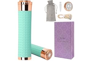 BLIBEE Electric Razors for Women, Rechargeable Hair Removal Device, Painless Face Electric Razor/Shaver for Lip, Arms, Face, Peach Fuzz (Green)