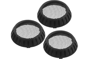 Beavorty 3pcs Black Hair Dryer Rear Cover Replacement Parts with Ventilated Nylon Mesh for Professional Salon