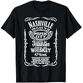 Nashville Tennessee United States USA Western Country Music T-Shirt