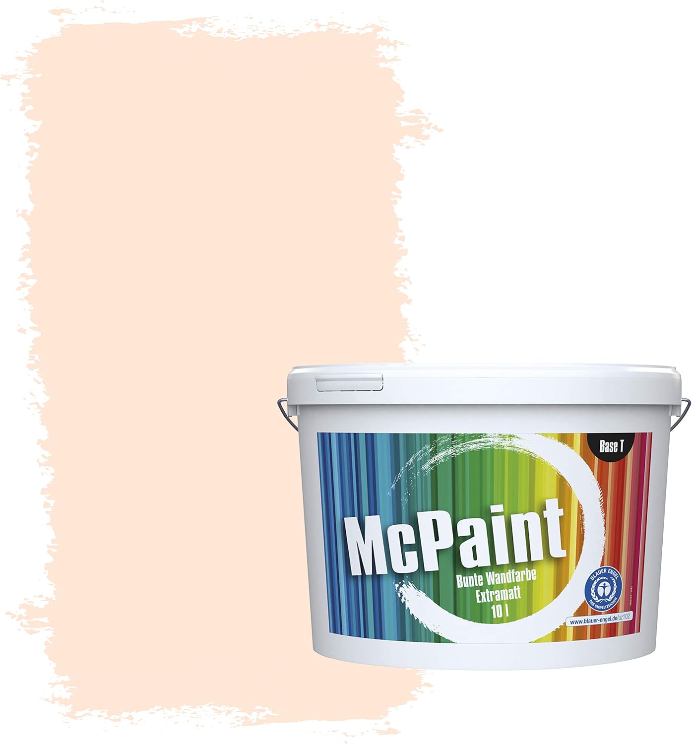 Mcpaint Bunte Wandfarbe Matt Fur Innen Rosenweiss 10 Liter Weitere Weisse Und Helle Farbtone Erhaltlich Weitere Grossen Verfugbar Amazon De Baumarkt