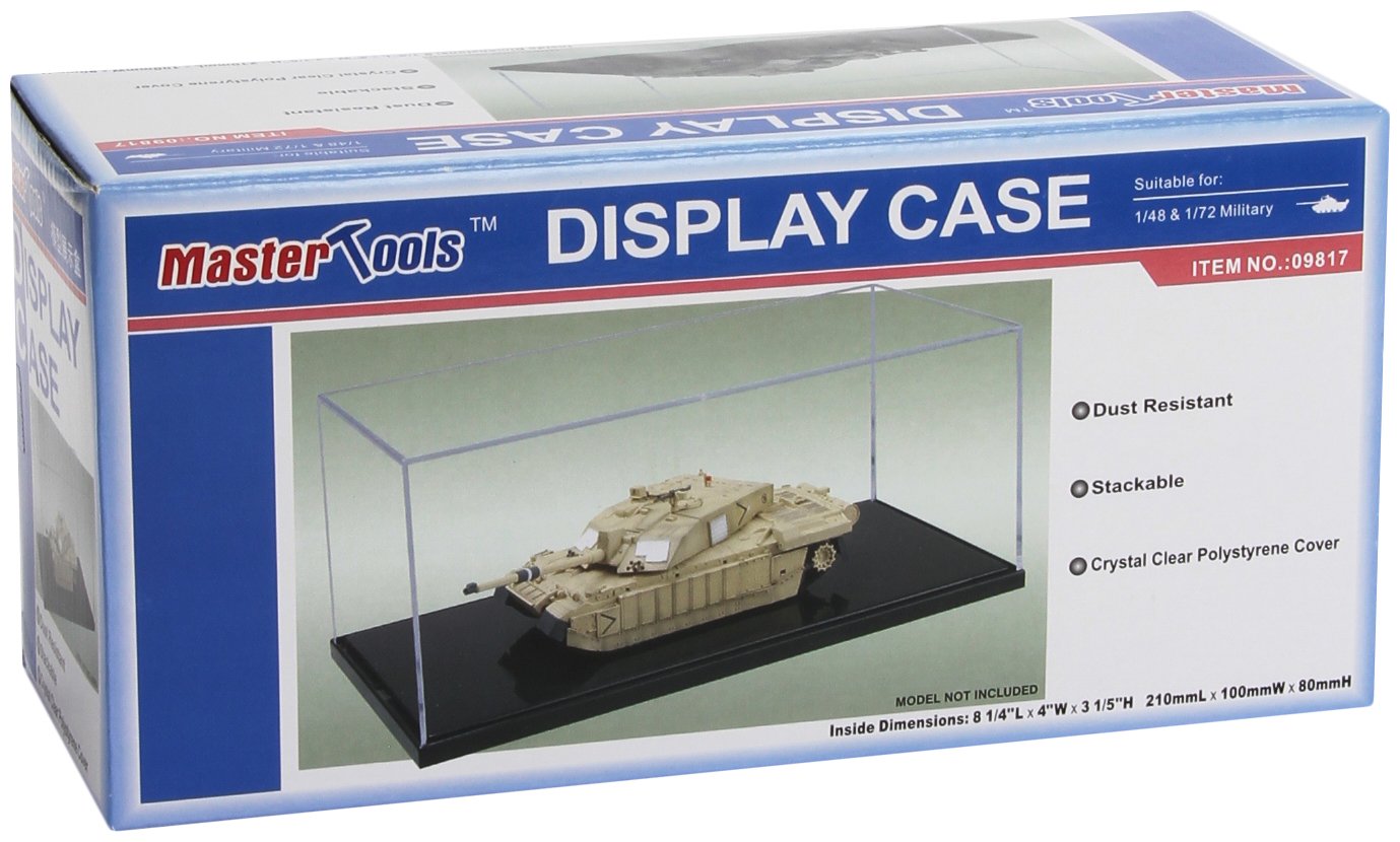TrumpeterTRU09817 Display Cases-210mmx 100mm x 80mm, Clear
