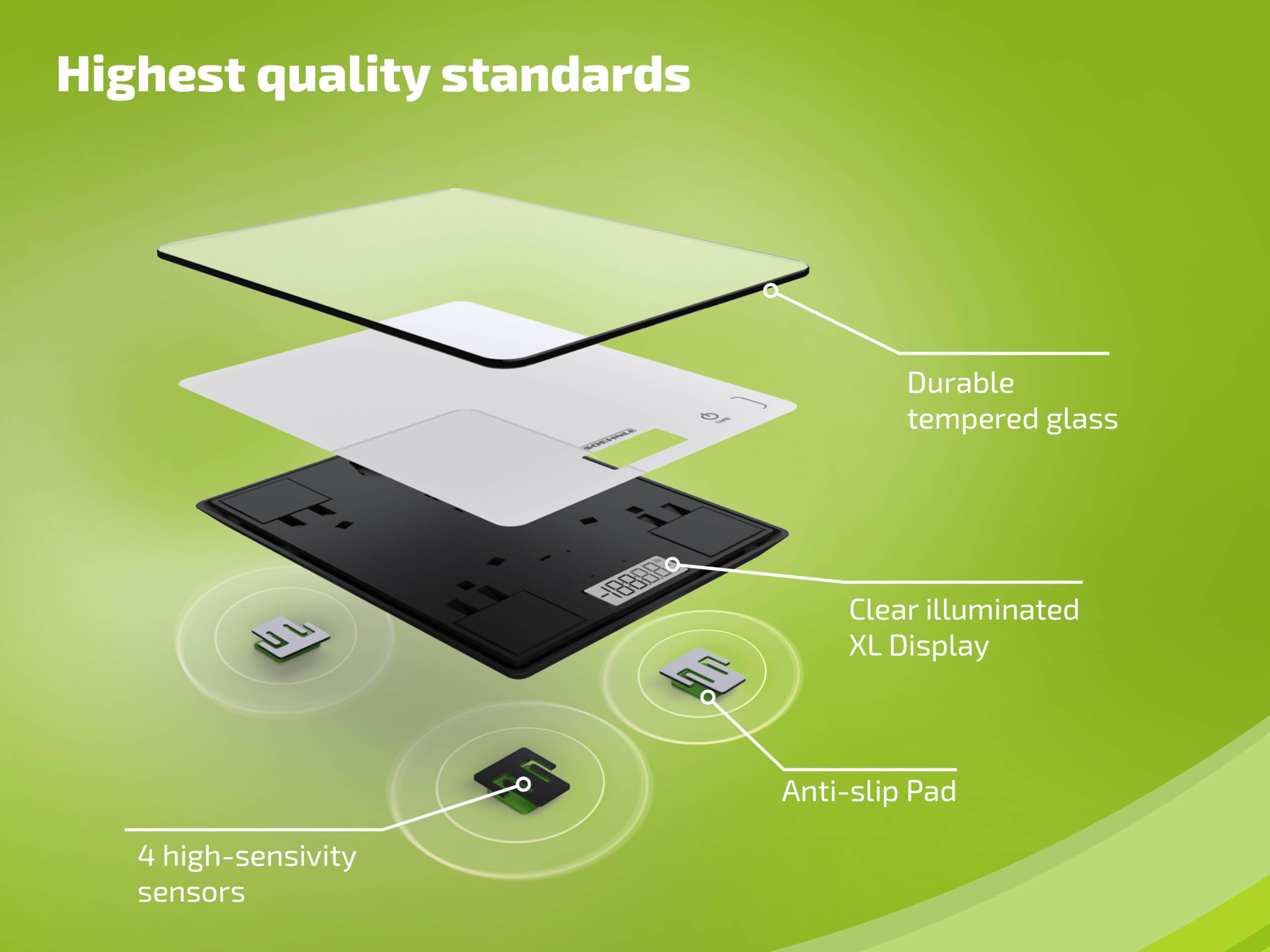 Soehnle Page Compact 300 Digital Kitchen Scales up to 5 kg Capacity