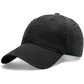 FURTALK Unisex Vintage Washed Unstructured Baseball Cap Washed Cotton Adjustable Dad Hat