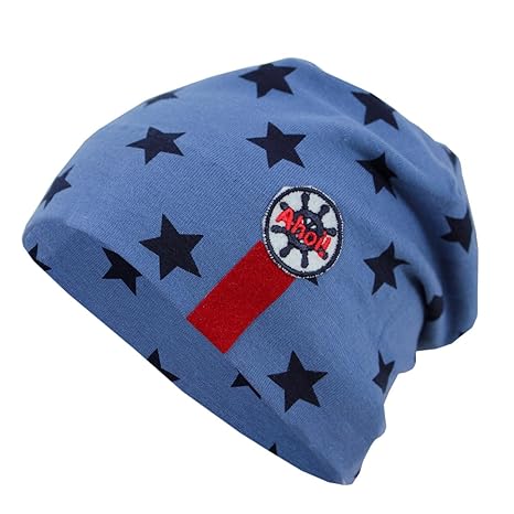 TupTam Jungen Beanie Mütze mit Sternenmuster