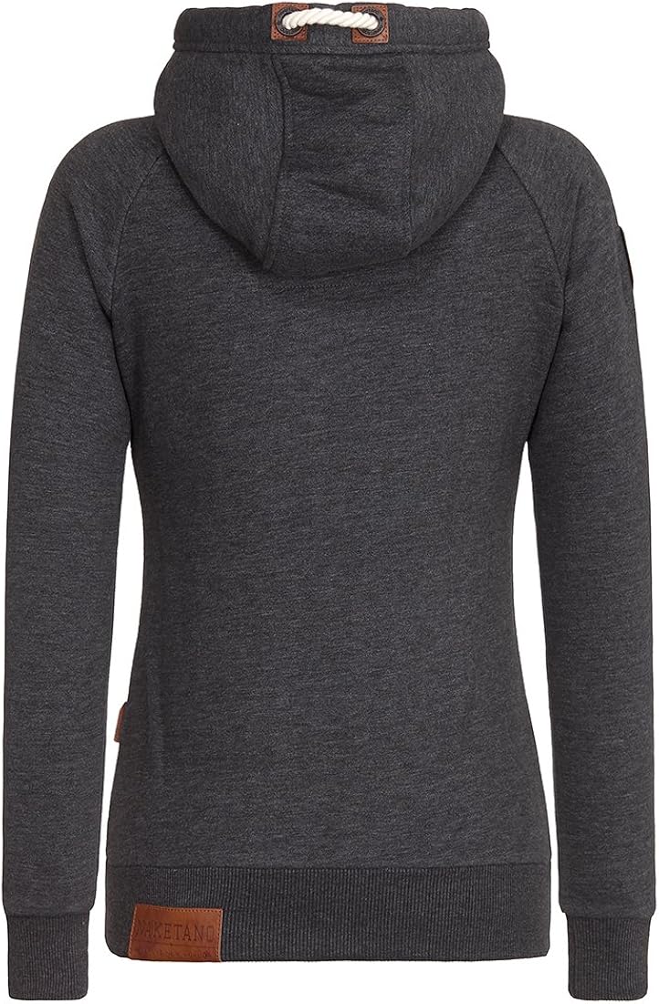 Naketano Damen Kapuzenjacke Brazzo Viii Zip Hoodie Anthracite Melange Gr Xx Large Amazon De Bekleidung