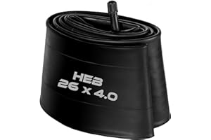 HAPPY EBIKES HEB - Heavy Duty Bike Tube for Ebike Tires - Puncture Resistant Inner Tube for 20x4 / 26x4 Bike Tire, Fat Tire Tube, MTB, 20 inch x 4.0 inch and 26 inch x 4.0 inch Bike Tubes
