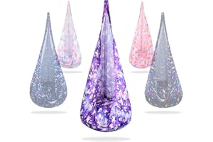 KABOER Kids Pod Swing Seat,Hanging Chair Nook Tent,Child Hammock Chair with Durable Air Cushion for Indoor and Outdoor Use Loading Capacity 175 lbs(Unicorn)