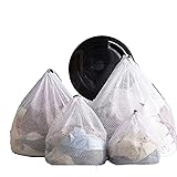 4Pcs Mesh Laundry Bags Washing Machine Mesh Wash