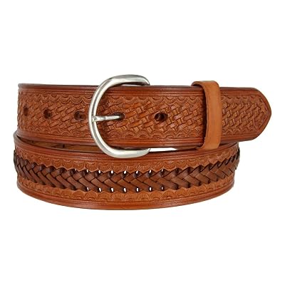 2283 Genuine Leather Western Basketweave Interlacing Jamaica  display picture 1