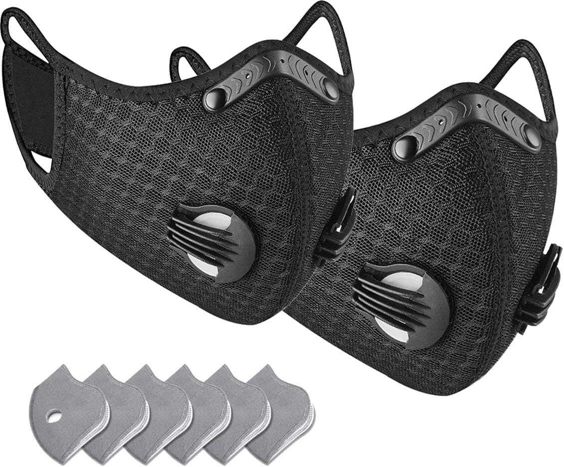 VLM Pack of 2 M Covers With 6 Extra Active Carbon Filters