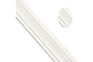 LAVIFER 90"x 3" Self Adhesive Flexible Foam Molding Trim,3D Wallpaper Border Wall Trim Line Skirting Border Self Adhesive Self Adhesive Flexible Foam Molding Trim (1Pcs,White)
