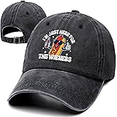I'm Just Here for The Wieners Funny Retro Washed Cotton Baseball Cap, Adjustable Lightweight and Breathable Unisex Hat Outdoor Accessories, Gifts for Men Woman Friend Fireworks Hot Dog 4th of July