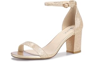 IDIFU Women's 3 Inch Heel Sandals for Women