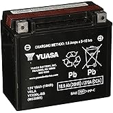 Yuasa YUAM320BS YTX20L-BS Maintenance Free AGM Battery with Acid pack