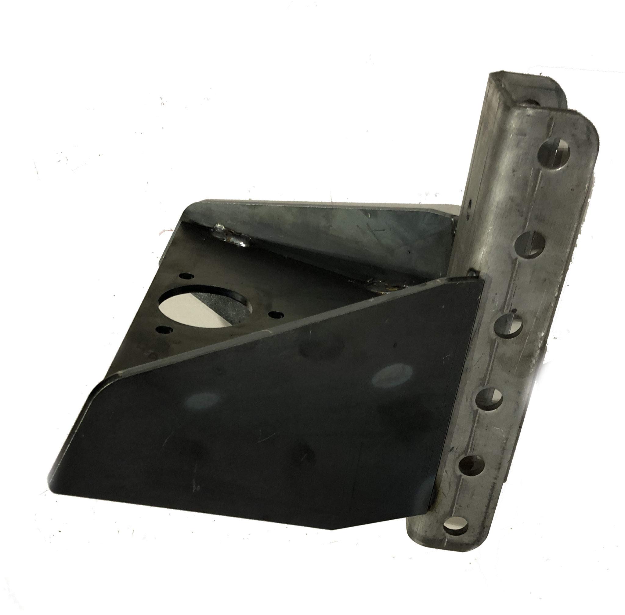 Vertical Channel Weld On Tongue Adapter for Trailer A-Frames - up to 20,000 lbs GTW, Spot Welded