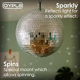 Oypla 300mm 12in Lightweight Disco Mirror Ball Dance Party DJ view 4
