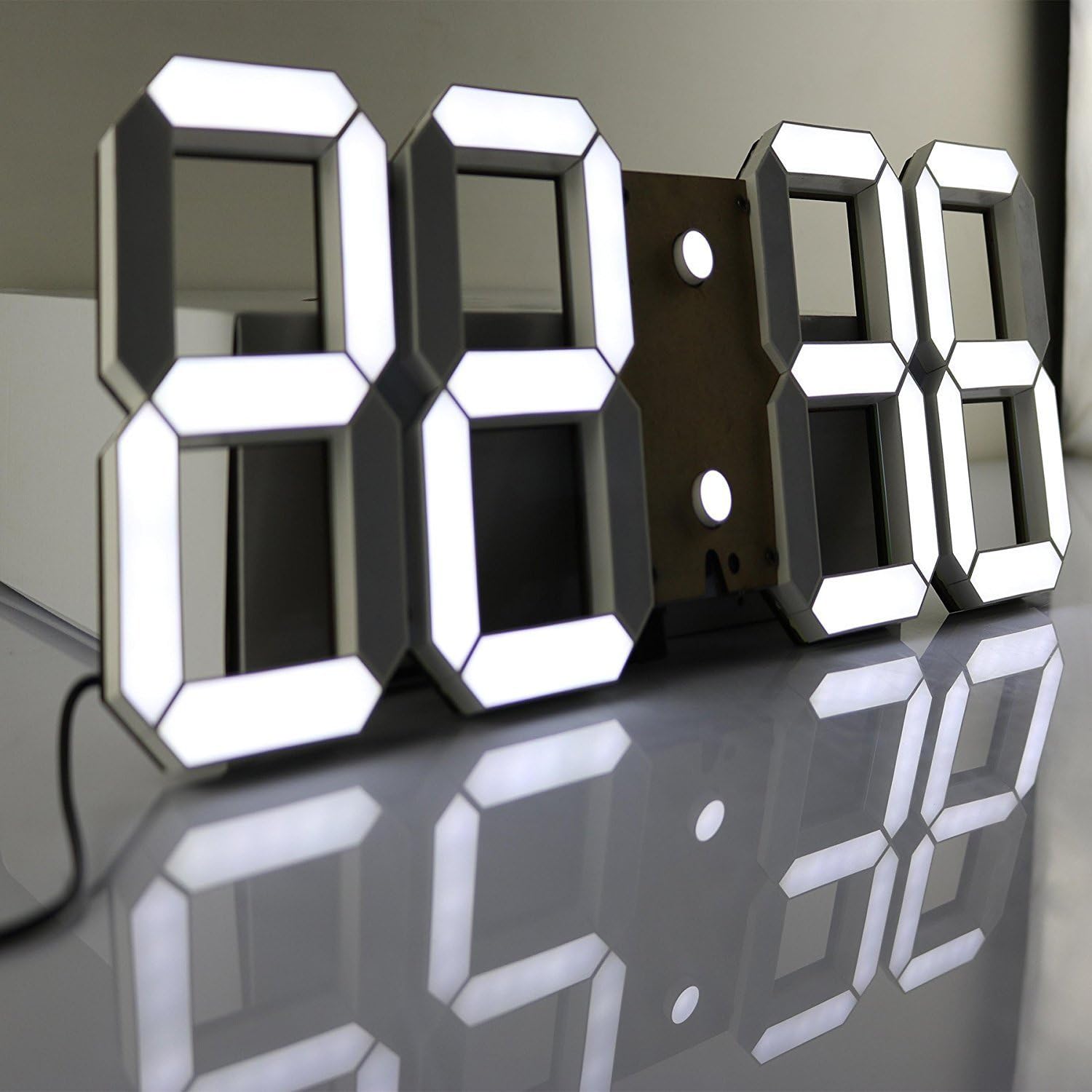 MultiFunctional Remote Control Large LED Digital Wall Clock