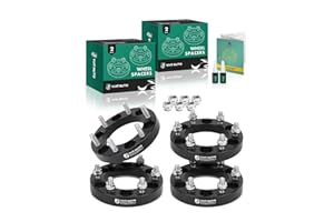 YHTAUTO 6x5.5 Wheel Spacers 1 inch Fits for Toyota Tacoma Tundra 4Runner & Chevy Colorado & GMC Canyon & Lexus & Hummer & Acura & Honda, 6x139.7mm Tire Spacers 25mm w/ M12x1.5 108mm Center Bore 4PCS