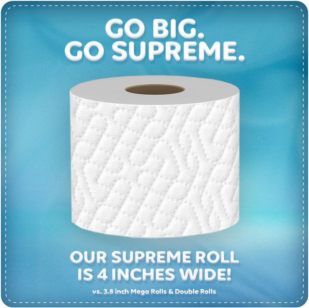 Quilted Northern Ultra Soft & Strong Toilet Paper, 24 Supreme Rolls, 340 2-Ply Sheets Per Roll: Health & Personal Care