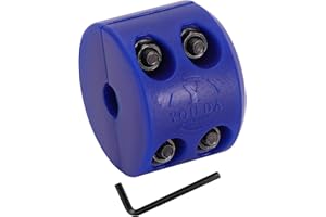 Y YOU DA SAFE & SOUND Winch Cable Hook Stopper, Silicone Rubber Stopper Protects Synthetic Winch Rope, Towing Hook, Cable Line for ATV UTV, Blue
