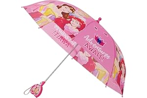 Disney Kids Umbrella, Frozen/Princess/Minnie Mouse Toddler and Little Girl Rain Wear for Ages 3-6