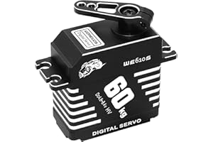 WOAEIUOS Baja Servo 60KG RC Digital Servo, 8.4V Waterproof Full Metal Servo for 1/10 1/8 1/5 Redcat HPI Baja 5B SS RC Car RC Crawler Robot Boat