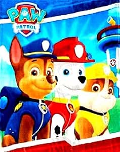 Amazon.com: Plush Throw Blanket Paw Patrol "Three Times the Fun" 50" x