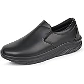 Hawkwell Men's Slip On Arch Support Lightweight Slip Resistant Comfortable Nursing Shoes