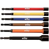 Wiha 70486 | 6 Piece Color Coded Magnetic Nut Setters Set